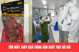 Cận cảnh quá trình sản xuất thịt bò giả tại Công ty thực phẩm Hida