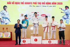 Phú Thọ thu hút hơn 800 VĐV dự Giải Karate trẻ mở rộng 2025