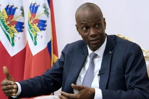 Tổng thống Jovenel Moise phát biểu trong cuộc phỏng vấn vào ngày 11-1-2020.