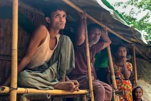 Cộng đồng người Rohingya tại trại tị nạn Thet Kay Pyin ở bang Rakhine, Myanmar, ngày 5-6.