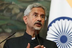 Ngoại trưởng Ấn Độ Subrahmanyam Jaishankar tham dự cuộc họp báo chung với Ngoại trưởng Nga Sergei Lavrov sau cuộc hội đàm của họ tại Moscow, vào ngày 9-7.