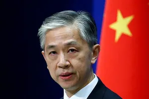 Phát ngôn viên Bộ Ngoại giao Trung Quốc Uông Văn Bân.