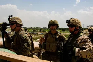 Quân đội Mỹ làm nhiệm vụ ở Afghanistan.