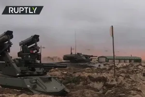 Video: Robot chiến đấu diệt tăng Nga xuất hiện trong cuộc tập trận Zapad 2021