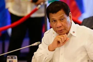 Tổng thống Philippines Rodrigo Duterte.