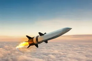 Hình ảnh minh họa tên lửa siêu thanh của một nghệ sĩ người Mỹ.