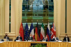 Đại diện các nước tham gia cuộc đàm phán thỏa thuận hạn nhân Iran tại Vienna, Áo.