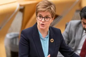 Bộ trưởng thứ nhất của Scotland Nicola Sturgeon phát biểu trước Quốc hội.