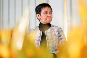 Chủ nhân giải Nobel Hòa bình năm 2021, nhà báo người Philippines Maria Ressa.