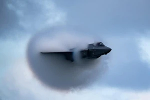 Một chiếc chiến đấu cơ tàng hình F-35 của Mỹ.