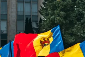 Quốc kỳ Moldova.