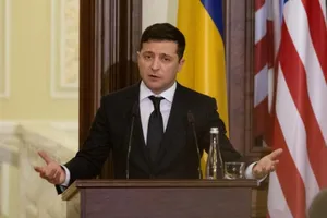 Tổng thống Ukraine - ông Volodymyr Zelensky.