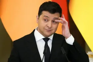 Tổng thống Ukraine Volodymyr Zelensky.