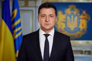 Tổng thống Ukraine Volodymyr Zelensky.