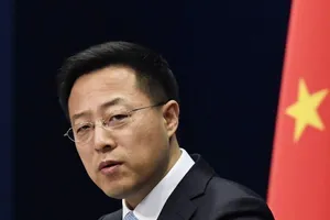 Phát ngôn viên Bộ Ngoại giao Trung Quốc Triệu Lập Kiên.