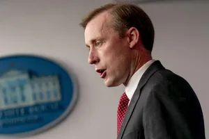 Cố vấn An ninh Quốc gia Mỹ Jake Sullivan tại một cuộc họp báo ở thủ đô Washington D.C, ngày 13-1.