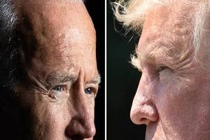 Tổng thống Joe Biden (trái) và cựu Tổng thống Donald Trump (phải).