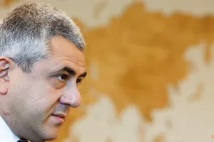 Ông Zurab Pololikashvili, Tổng thư ký của Tổ chức Du lịch Thế giới (UNWTO), phát biểu trong cuộc phỏng vấn tại Madrid, Tây Ban Nha, vào ngày 26-4.