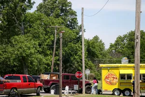 Hiện trường vụ xả súng chết người ở thị trấn Taft, bang Oklahoma, Mỹ.