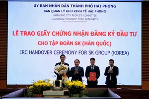 Tập đoàn lớn thứ 2 của Hàn Quốc đầu tư dự án 500 triệu USD vào Hải Phòng