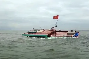 Tàu vận tải bị chìm được Bộ đội Biên phòng Hải Phòng cứu nạn thành công