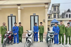 Nhóm chuyên trộm xe SH ở Hải Dương sa lưới