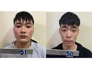 Bắt 2 thanh niên phun sơn quảng cáo cờ bạc online ở Thái Bình