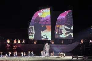 Mãn nhãn với màn trình diễn ánh sáng tại Carnaval Hạ Long 2024