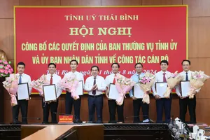 Thái Bình luân chuyển, điều động, bổ nhiệm nhiều cán bộ chủ chốt