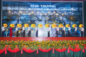 Hải Phòng khai trương Dự án chính quyền số