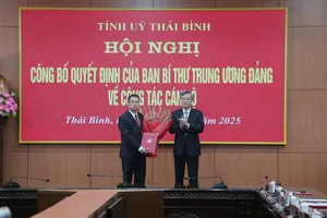 Thái Bình có tân Phó Bí thư Tỉnh ủy