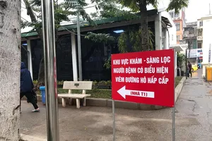 Các bệnh viện vẫn phải bố trí hướng đi riêng cho người ho, sốt, khó thở 