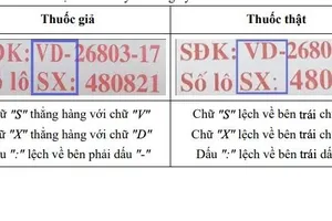Bộ Y tế phát hiện một loại thuốc giảm đau, hạ sốt giả 