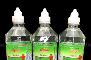 Thu hồi lô nước muối sinh lý Vĩnh Phúc kém chất lượng 