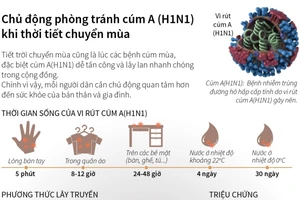 Chủ động phòng tránh cúm A (H1N1) khi chuyển mùa