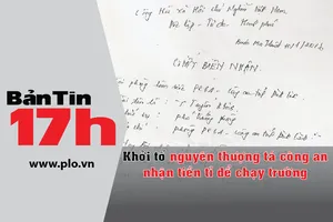Bản tin 17h: Nguyên thượng tá nhận tiền tỉ chạy trường 