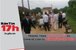 Không xin lỗi vụ chặn xe cưới vì 'dân không cho phép'