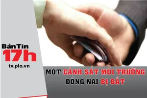 Bản tin 17h: Một cảnh sát môi trường Đồng Nai bị bắt