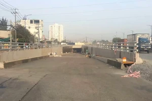 Hầm chui giảm kẹt xe cảng Cát Lái sắp hoàn thành