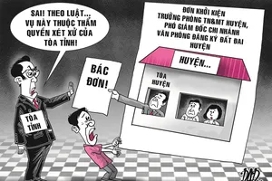 Tòa huyện “xử nhầm” án của tòa tỉnh