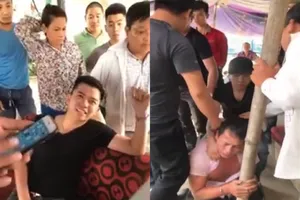 Clip: Xưng công an, còng tay bắt người ở Hà Nội