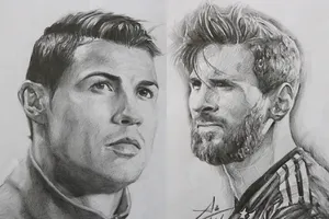 Ngôi sao World Cup qua nét vẽ của chàng trai 23 tuổi