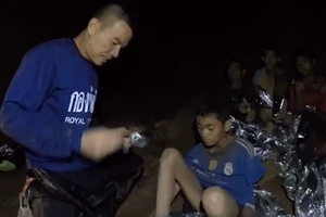 Hình ảnh mới nhất của đội bóng nhí Thái Lan