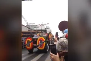 Hàng ngàn người Ninh Bình đón linh cữu Chủ tịch nước