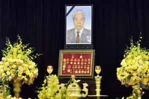 Lễ viếng nguyên Tổng Bí thư Đỗ Mười