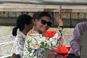 Công chúa Thụy Điển du ngoạn sông Sài Gòn