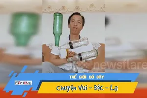 Video: Gặp người đàn ông có kỹ năng cân bằng kỳ lạ