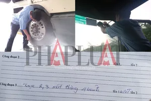 Tài xế kể xe container mất thắng lọt cửa đăng kiểm