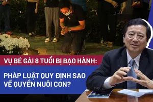 Vụ bé gái 8 tuổi bị bạo hành: Pháp luật quy định sao về quyền nuôi con?