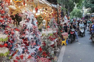 Video: Dạo phố Hàng Mã, mua đồ trang trí Giáng sinh